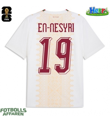 Marocko Youssef En-Nesyri #19 Bortatröja VM 2026 Kortärmad